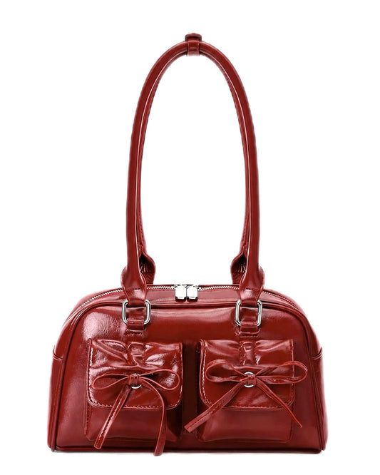 Cerise Bow Bag