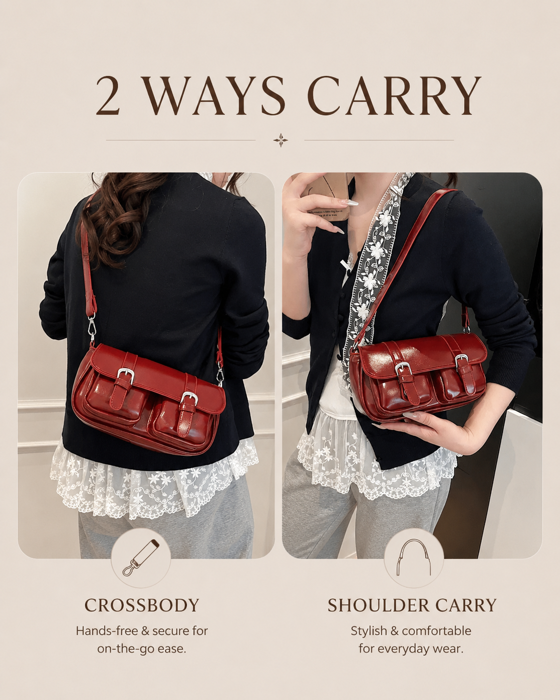 Belle Buckle Baguette