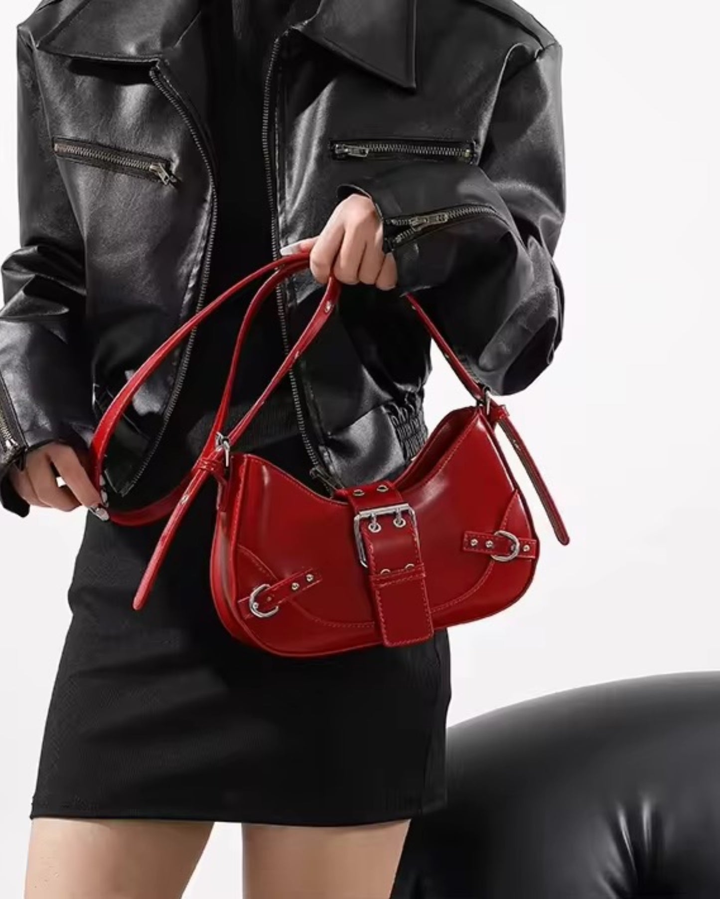 Punk style crossbody Bag